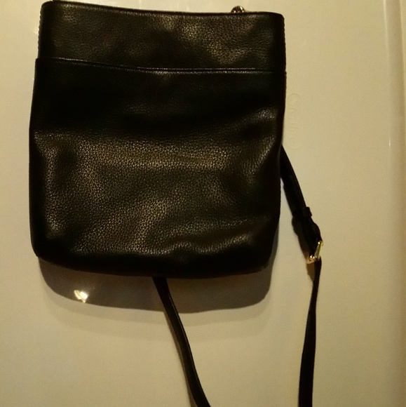 Michael Kors black purse with gold chains, strap - Picture 2 of 7